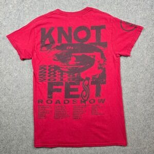 Knotfest Roadshow Shirt Mens Small Red Slipknot 2019 Tour Graphic Metal